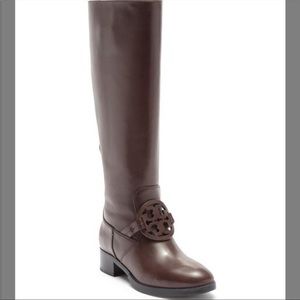 Brown Tory Burch - Miller pull on riding boots